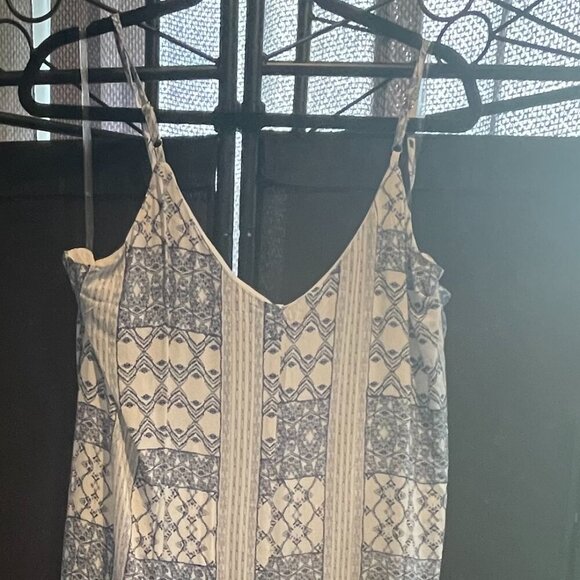 Emily Wonder Blue and White Maxi Sundress - Size L - NWT - Picture 2 of 9